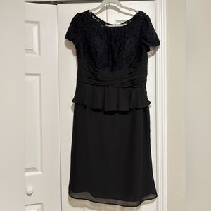 JJs House Sz 16 Elegant Black Lace Dress